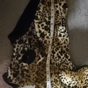 Cheetah doggie coat hoodie